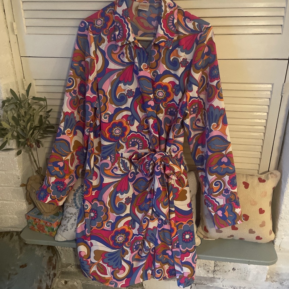 Boss lady, multicolored dress